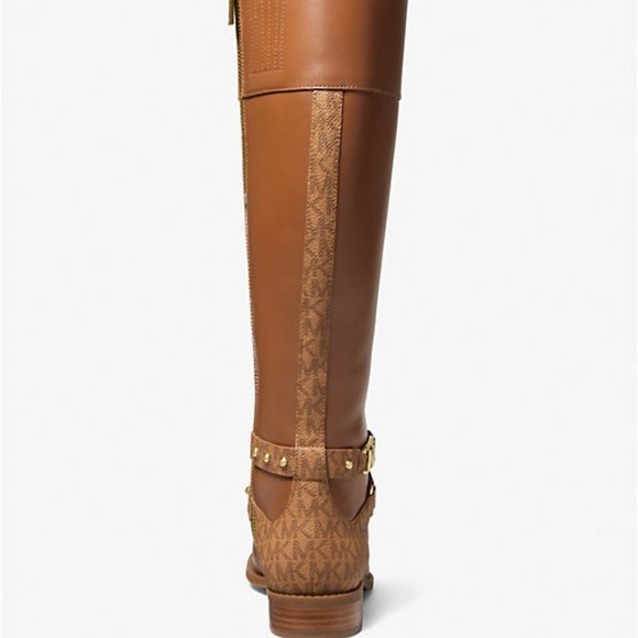 Michael Kors Kincaid Signature Knee Boots Women's 7.5 - Picture 4 of 4